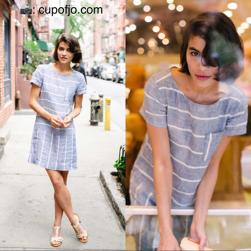 Lou & Grey Chambray Shift Dress